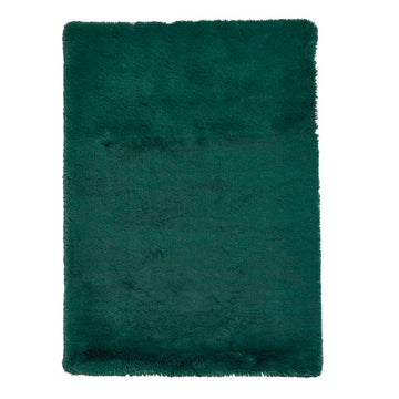 Jewel Green Extra Super Soft Shaggy Luxury Floor Rug 8cm Long Pile